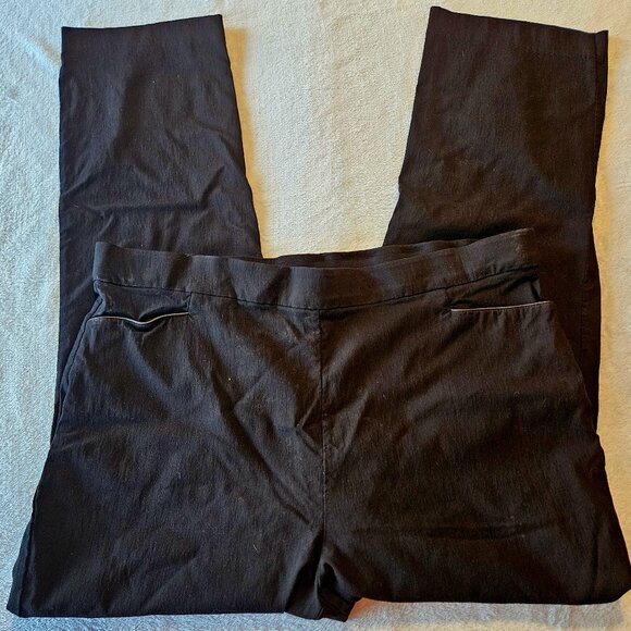 Worthington Black Trousers with Pockets. Slimmed at Ankles. 2X - Picture 1 of 4
